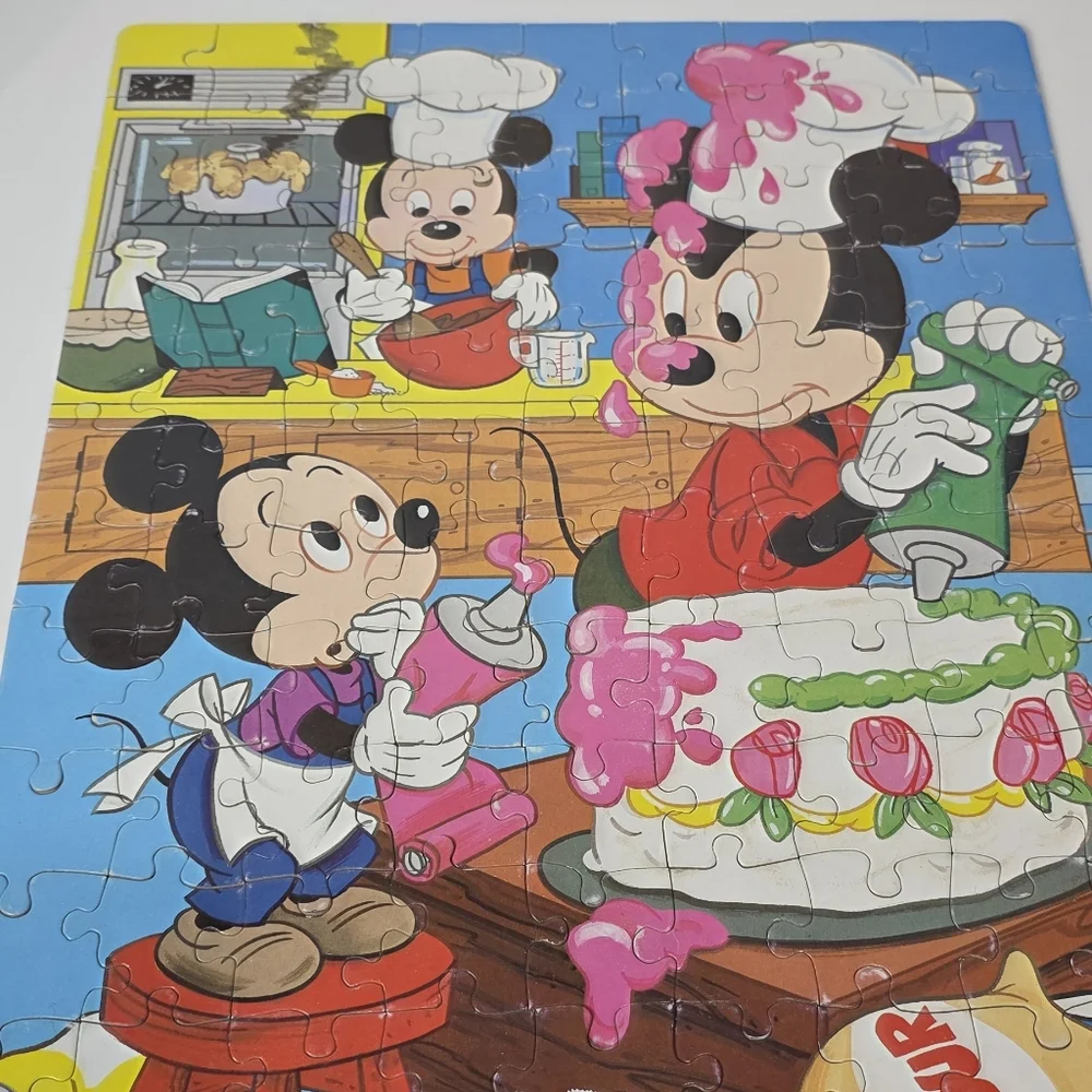 1986 Mickey Mouse Puzzle 100 Piece Puzzle